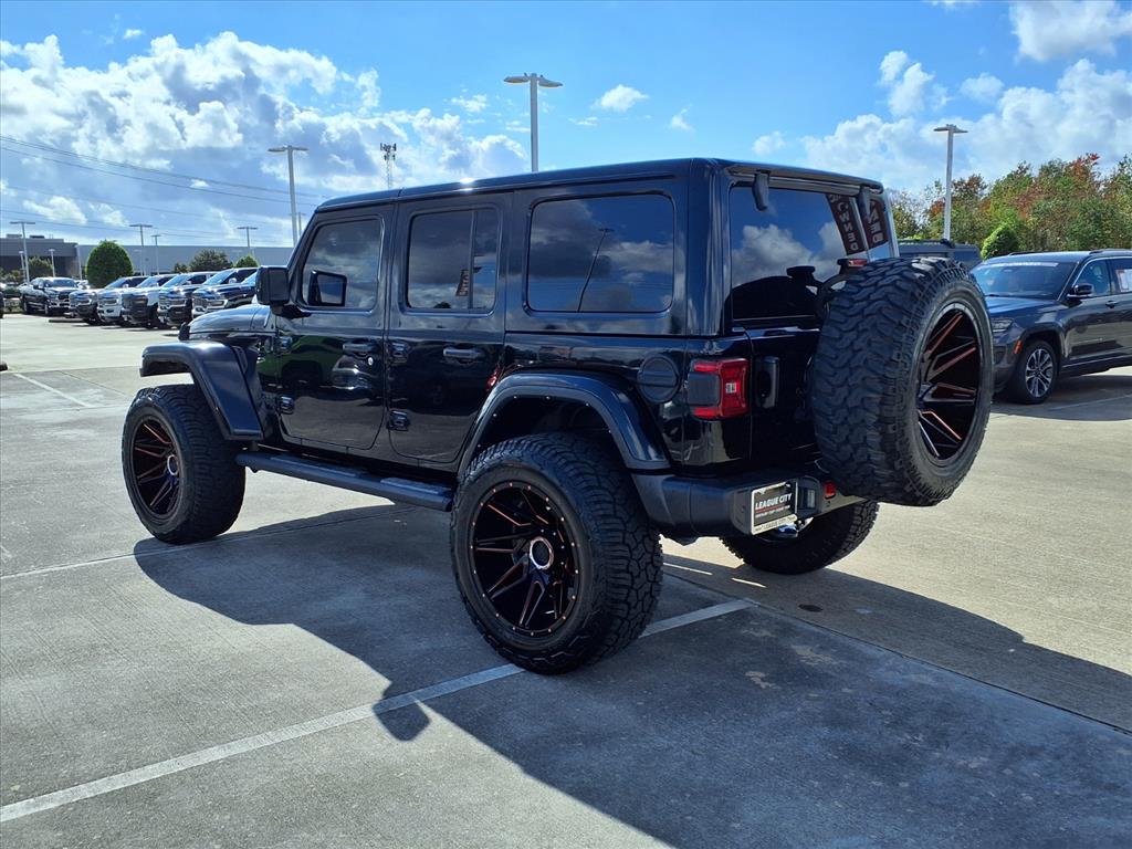 2021 Jeep Wrangler Unlimited Unlimited Sahara Altitude Black Clearcoat at League City CDJR