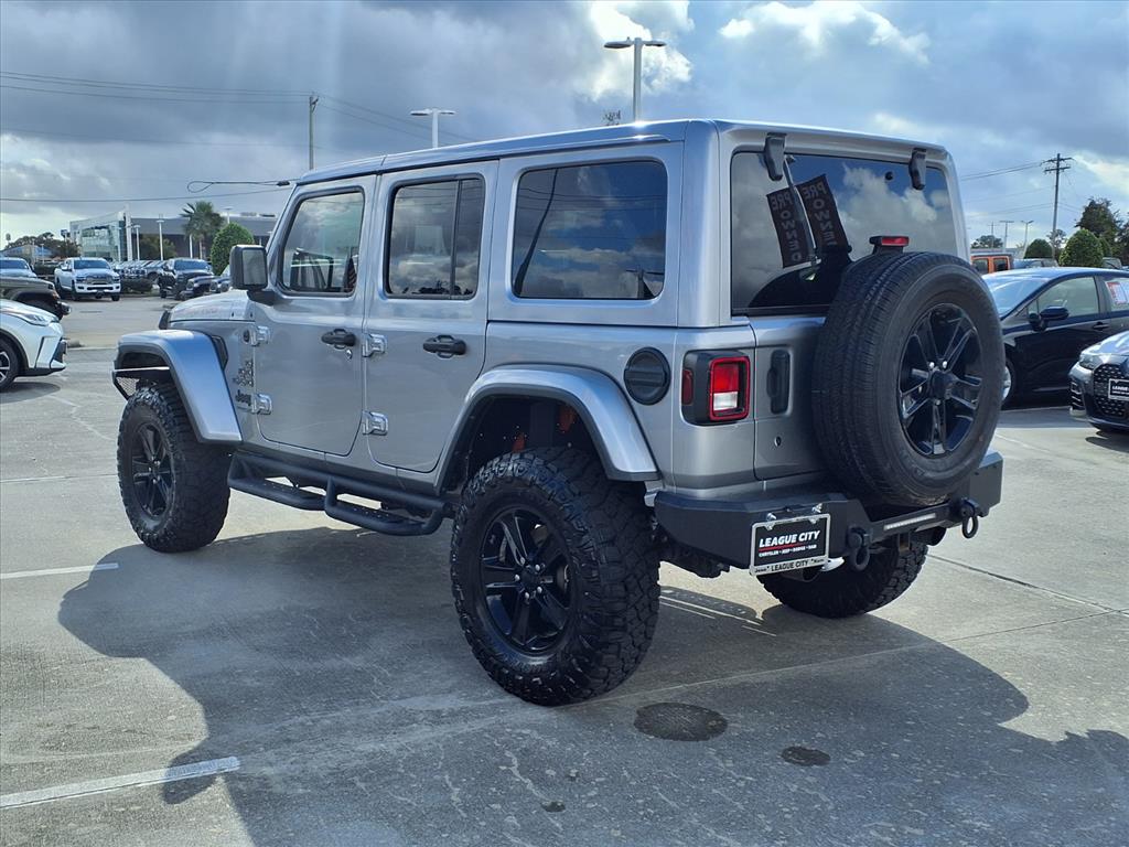 2020 Jeep Wrangler Unlimited Unlimited Sahara Billet Silver Metallic Clearcoat at League City CDJR