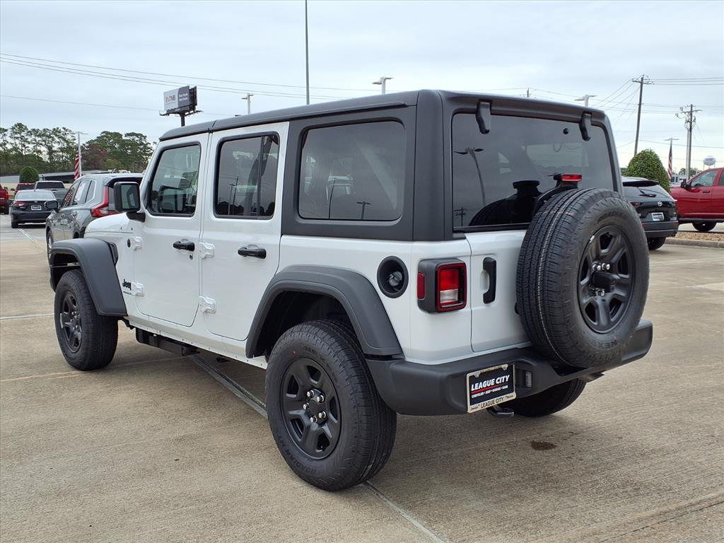 2026 Jeep Wrangler Sport Bright White Clearcoat at League City CDJR