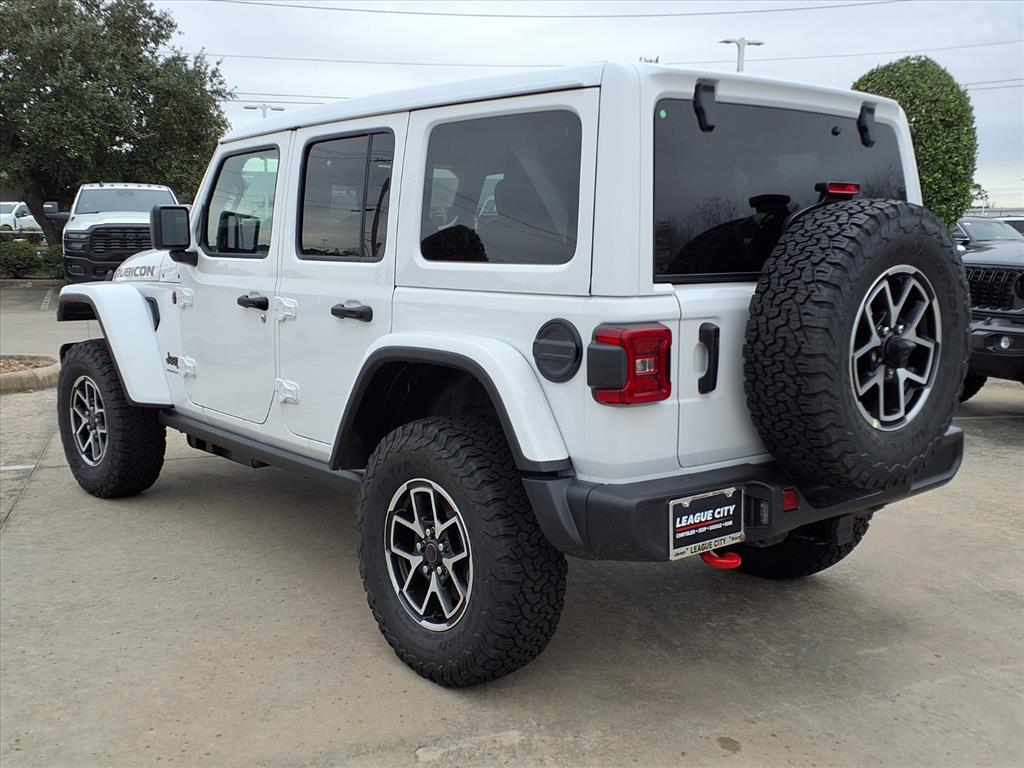 2026 Jeep Wrangler Rubicon Bright White Clearcoat at League City CDJR