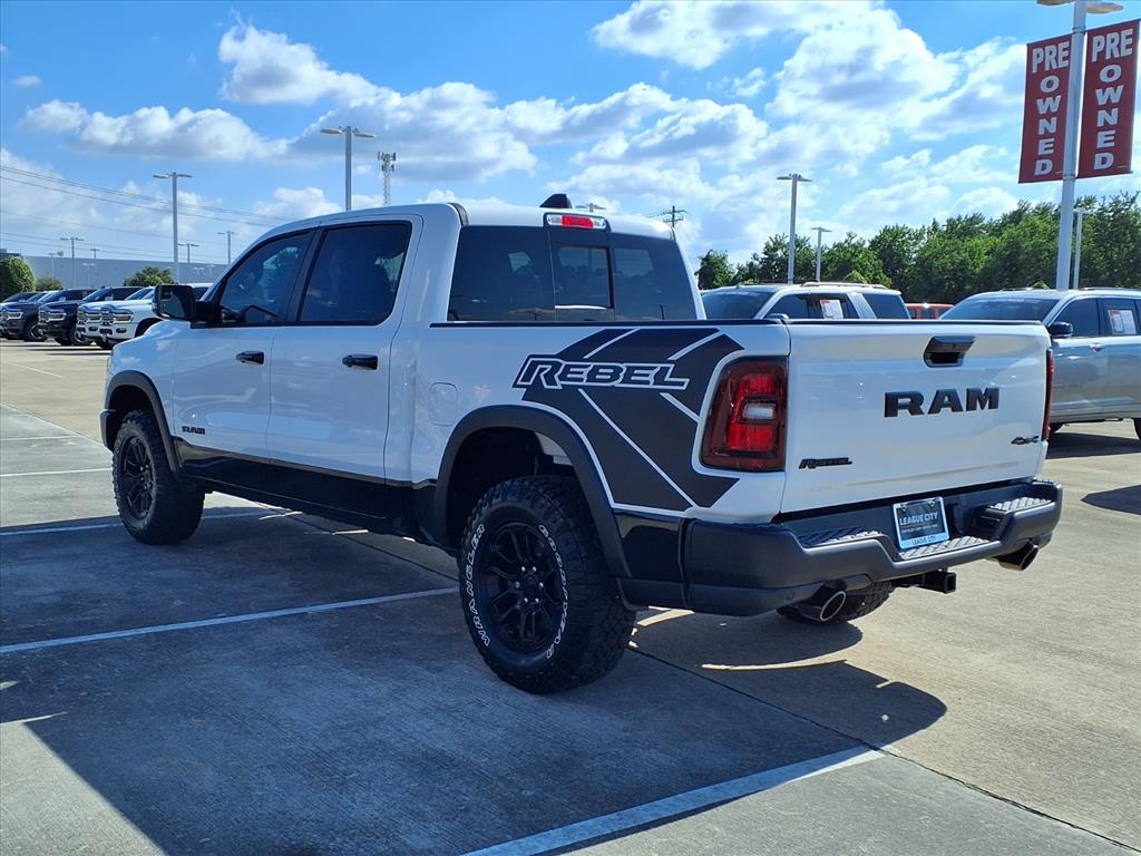 2026 RAM 1500 Rebel Bright White Clearcoat at League City CDJR