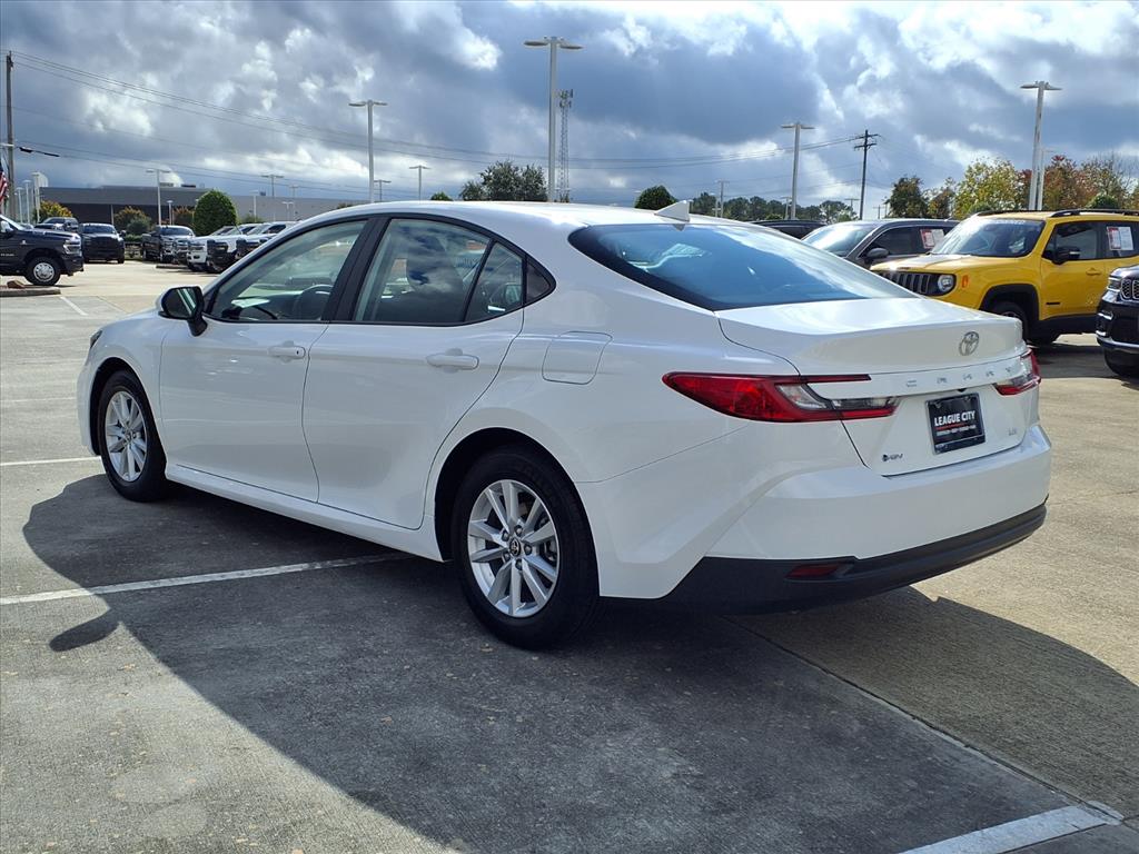 2025 Toyota Camry LE White at Robbins Nissan