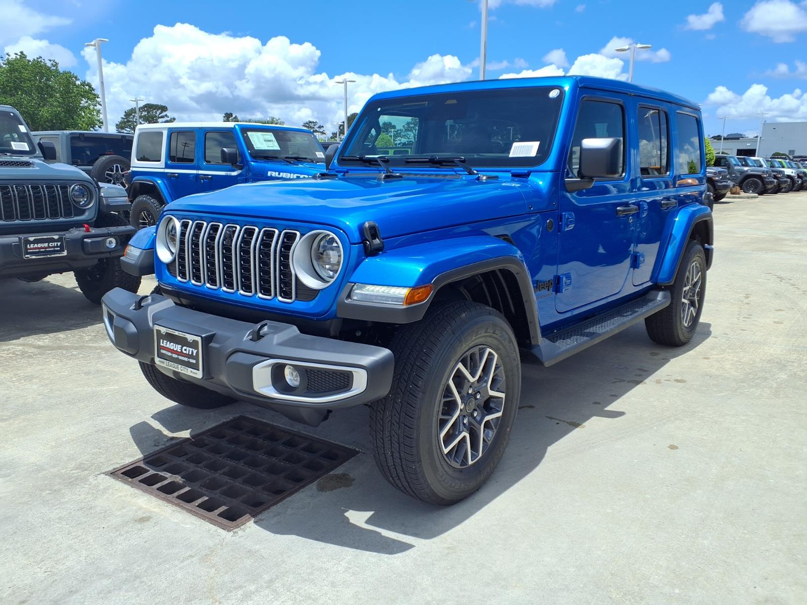 2026 Jeep Wrangler Sahara Blue at League City CDJR
