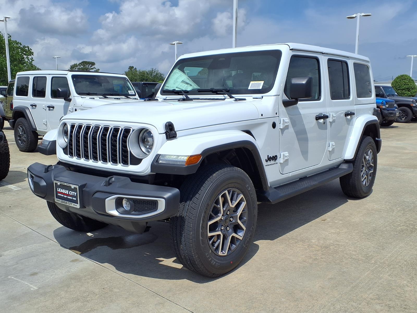 2026 Jeep Wrangler Sahara White at League City CDJR