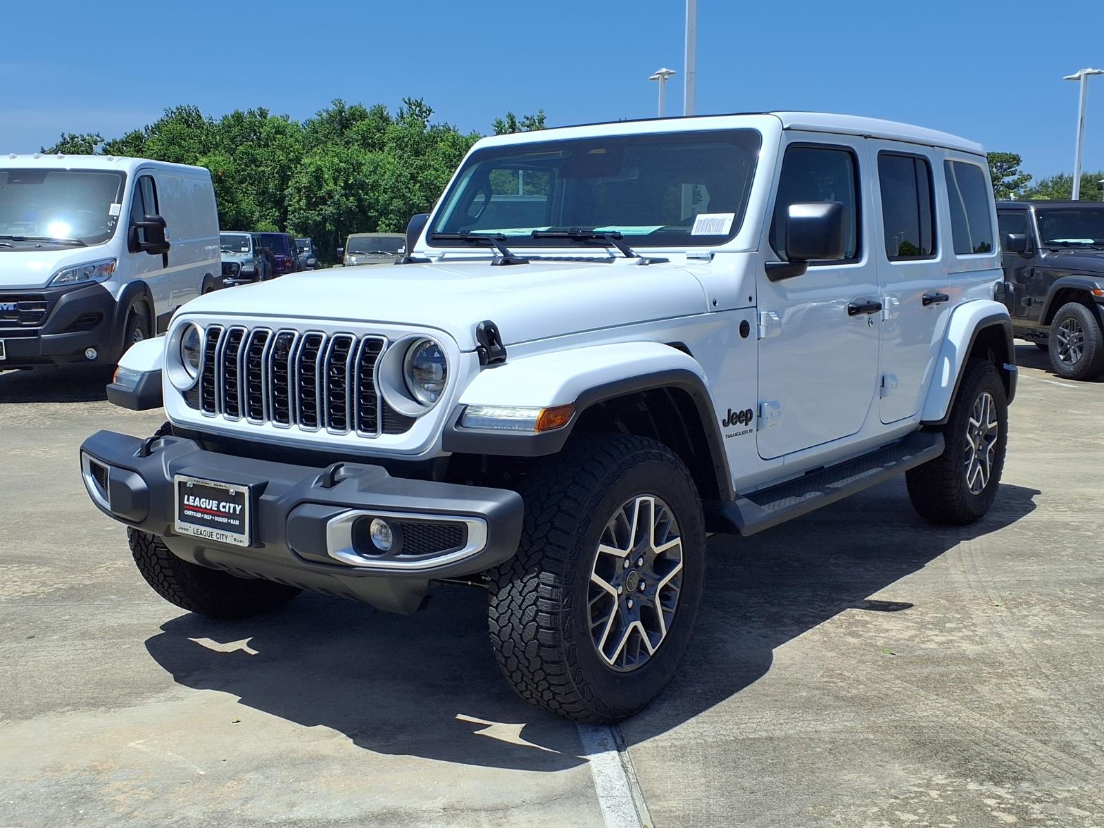 2026 Jeep Wrangler Sahara White at League City CDJR