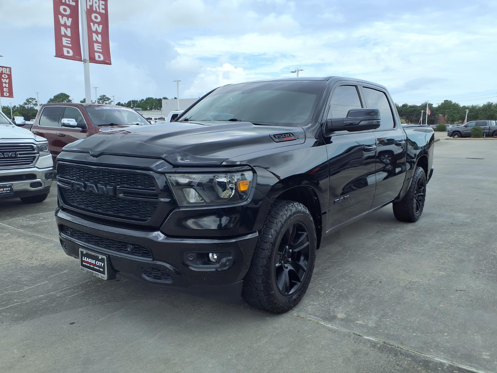 2023 RAM 1500 Big Horn/Lone Star Diamond Black Crystal Pearlcoat at League City CDJR