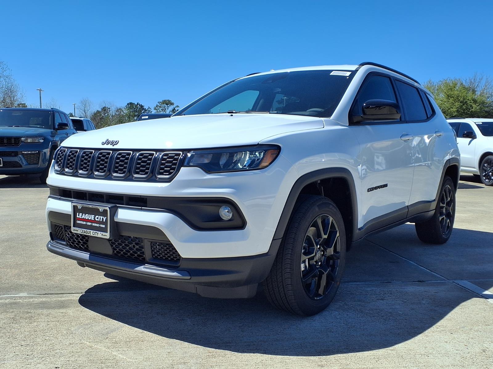 2026 Jeep Compass Latitude Bright White Clearcoat at League City CDJR