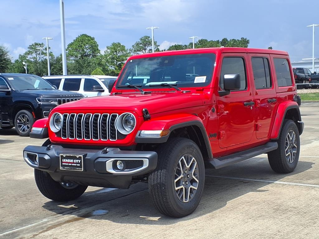 2025 Jeep Wrangler Sahara Firecracker Red at League City CDJR