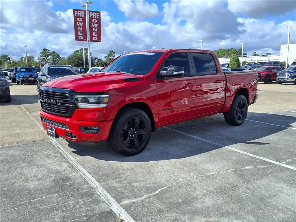 2021 RAM 1500 Big Horn/Lone Star Flame Red Clearcoat at League City CDJR