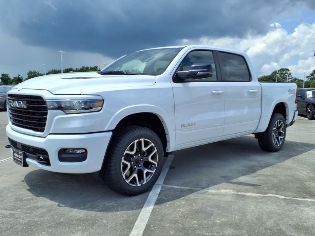 2026 RAM 1500 Laramie Bright White Clearcoat at League City CDJR