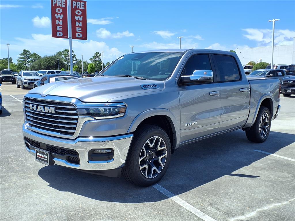 2026 RAM 1500 Laramie Billet Silver Metallic Clearcoat at League City CDJR