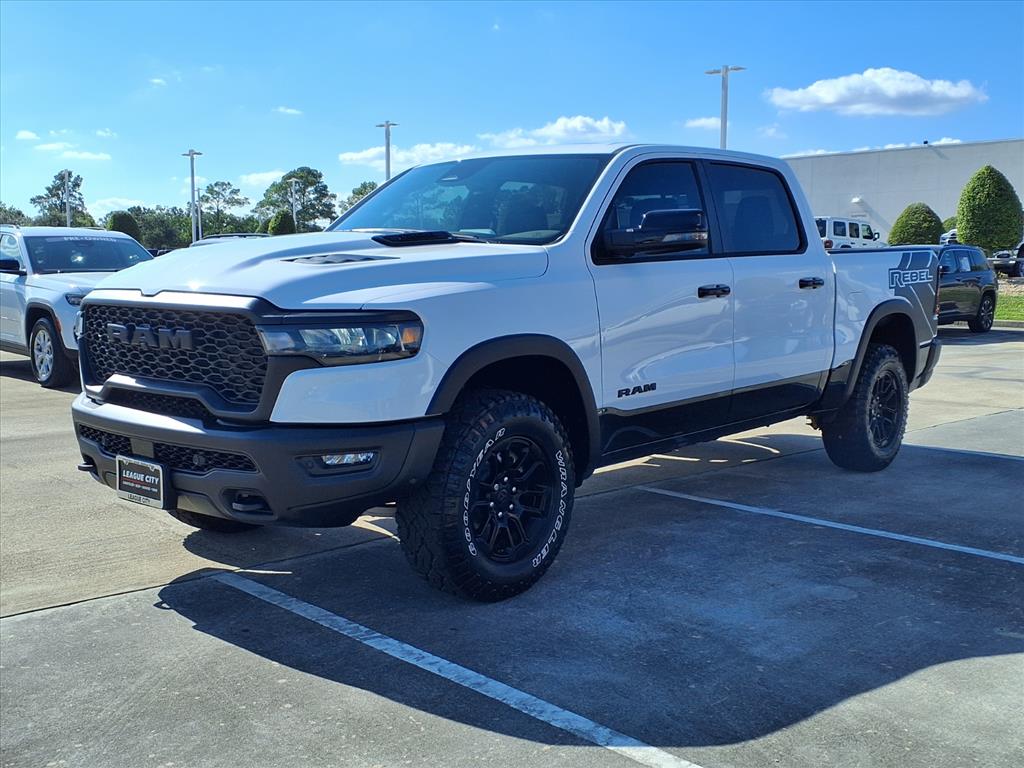 2026 RAM 1500 Rebel Bright White Clearcoat at League City CDJR