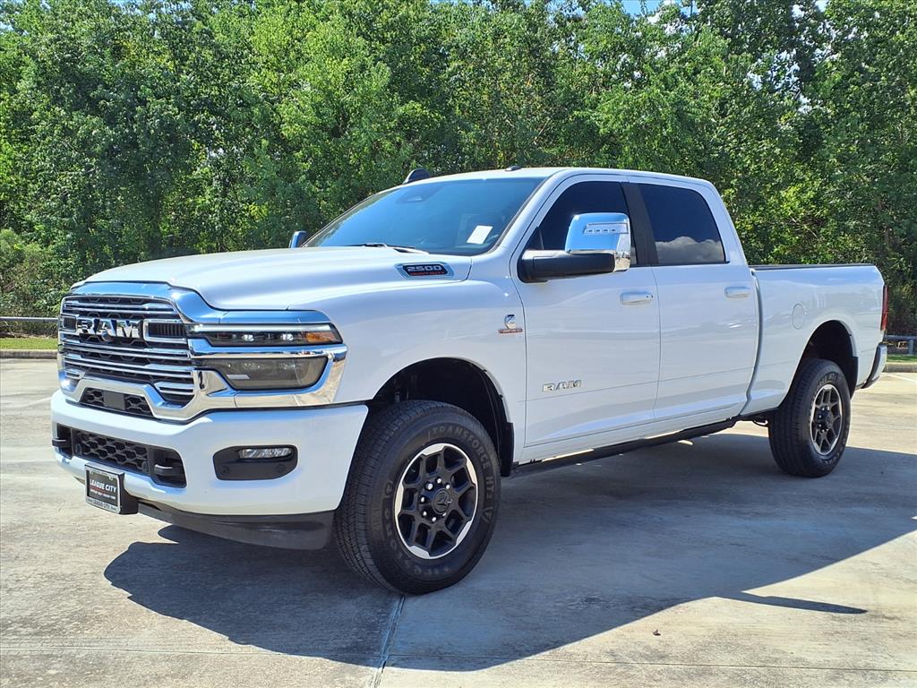 2025 RAM 2500 Laramie Bright White Clearcoat at League City CDJR