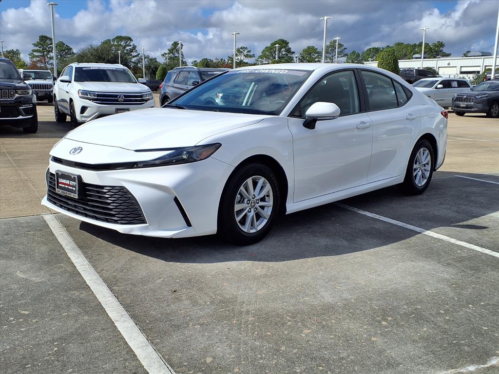 2025 Toyota Camry LE White at Robbins Nissan