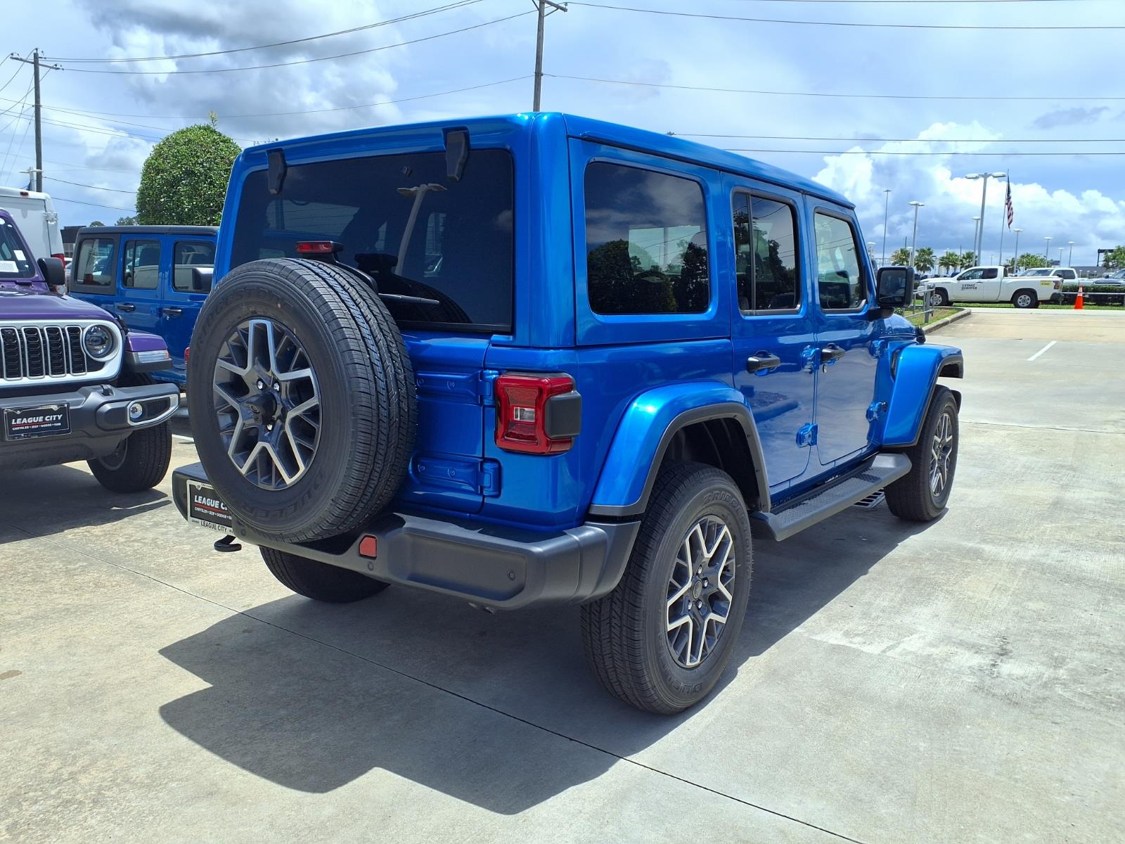 2026 Jeep Wrangler Sahara Blue at League City CDJR