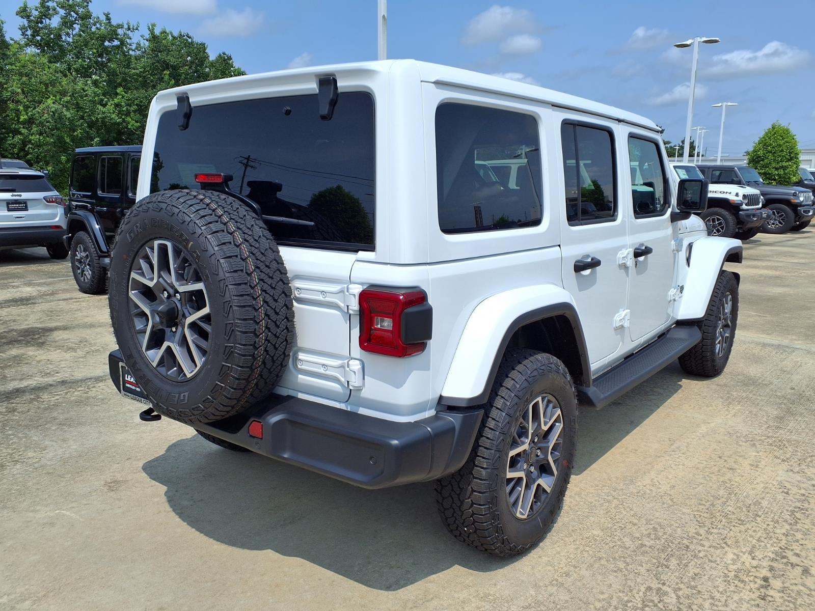 2026 Jeep Wrangler Sahara White at League City CDJR