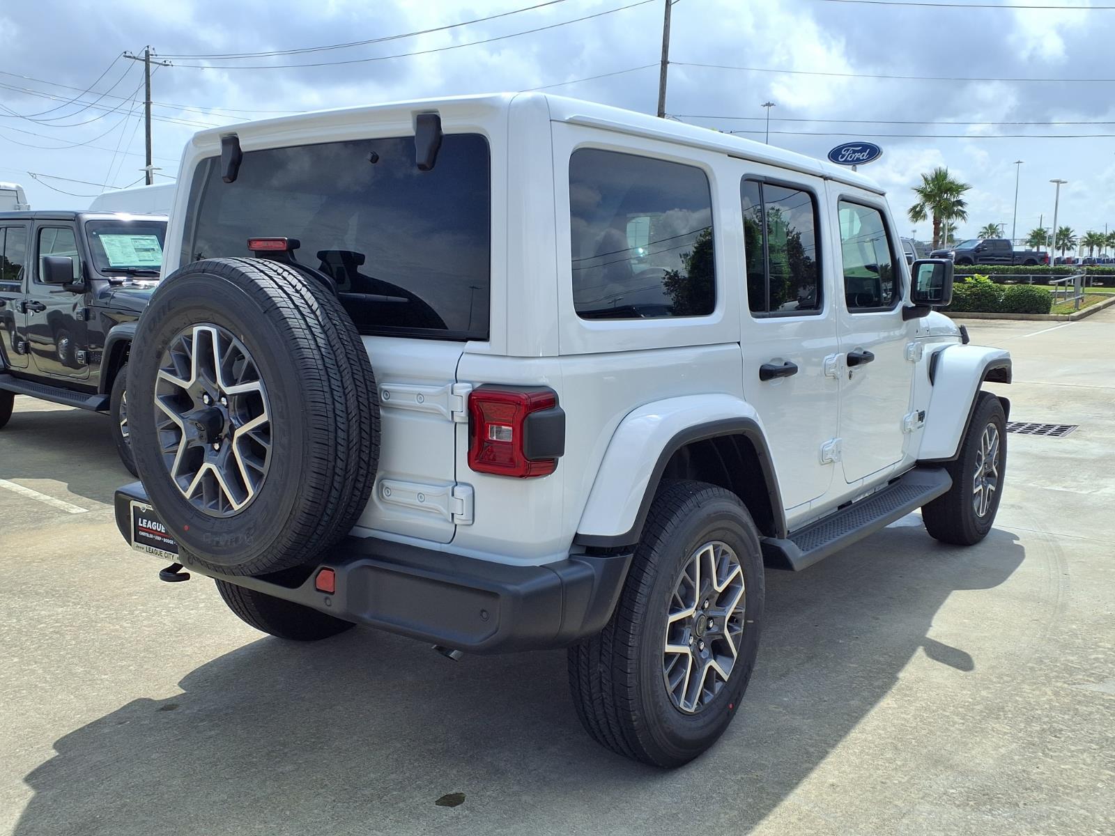 2026 Jeep Wrangler Sahara White at League City CDJR