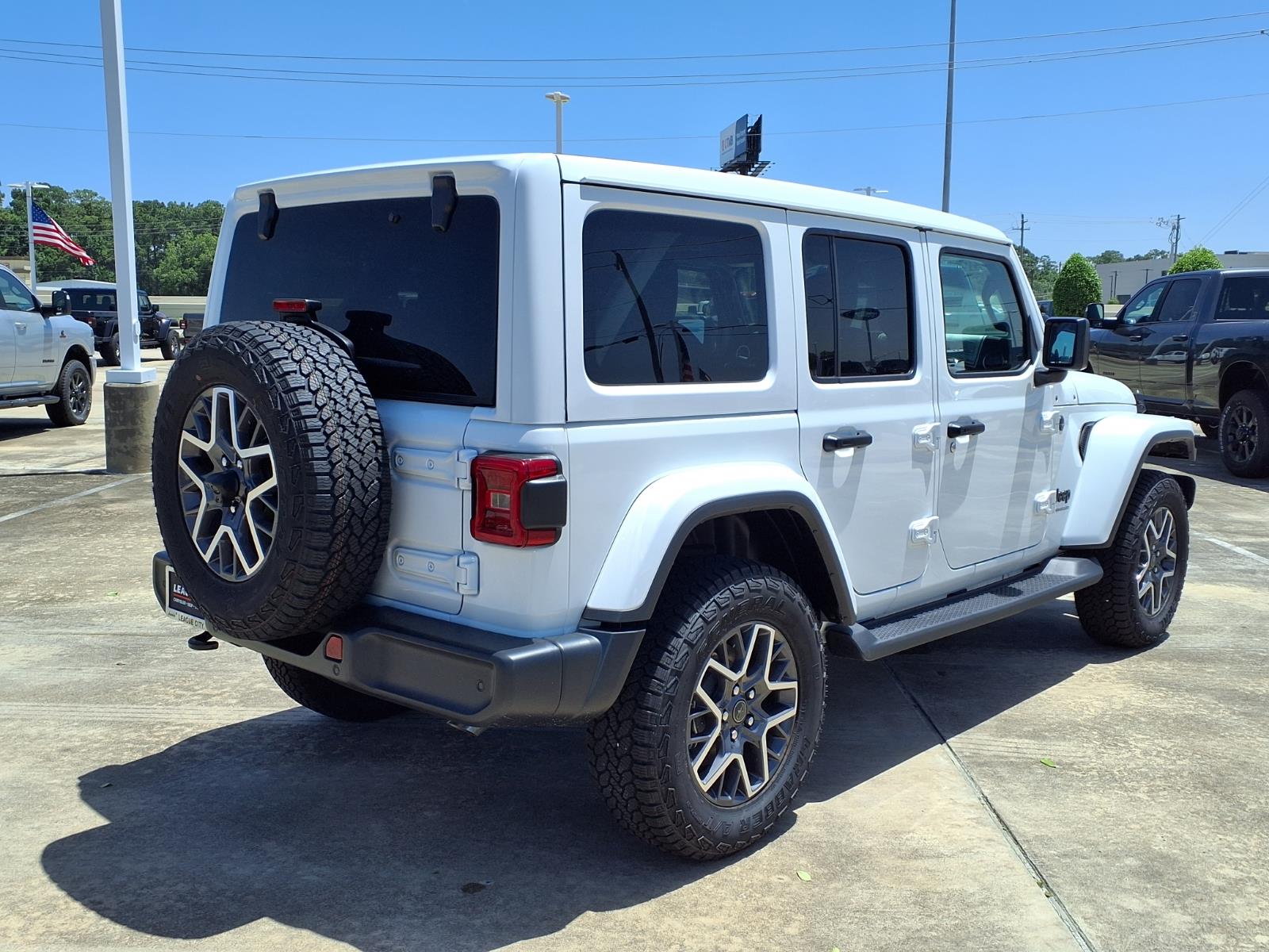 2026 Jeep Wrangler Sahara White at League City CDJR