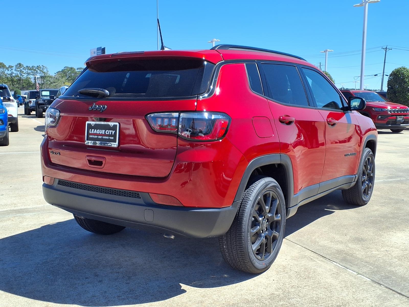 2026 Jeep Compass Latitude Red at League City CDJR