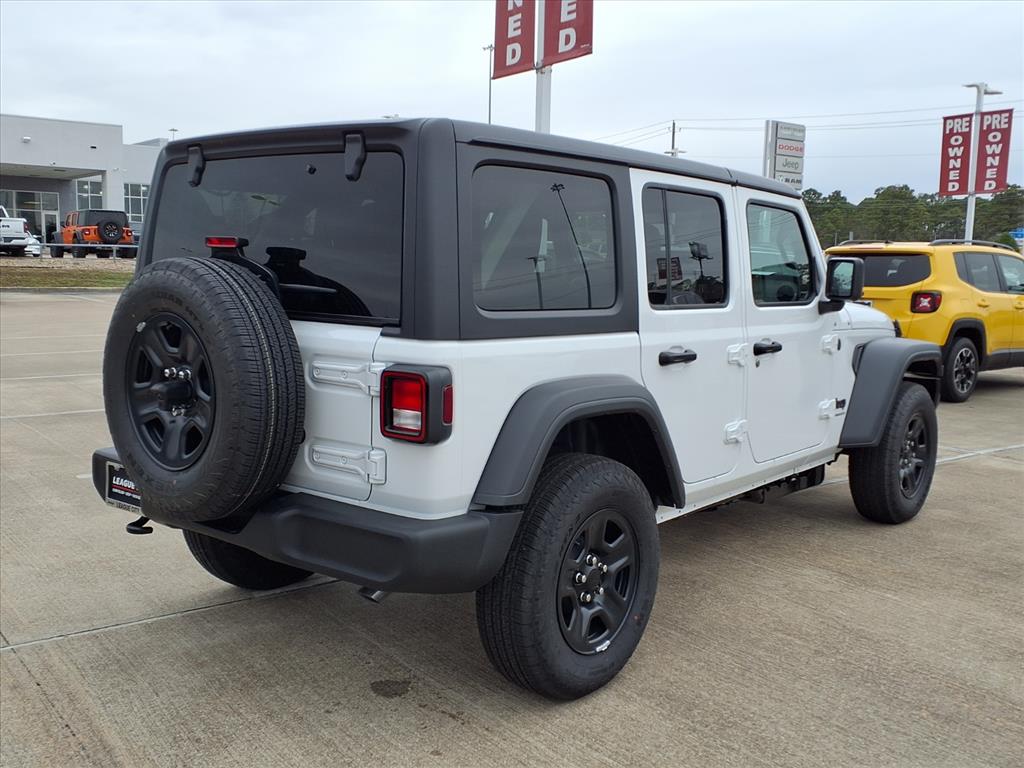 2026 Jeep Wrangler Sport Bright White Clearcoat at League City CDJR