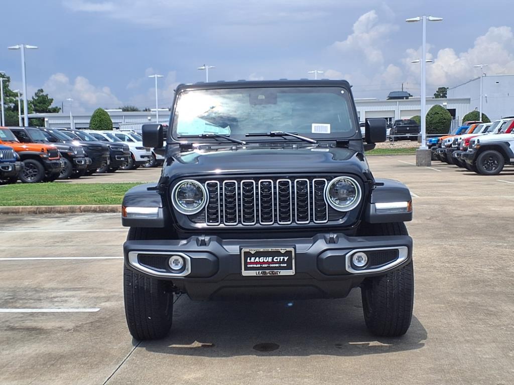 2025 Jeep Wrangler Sahara Black Clearcoat at League City CDJR