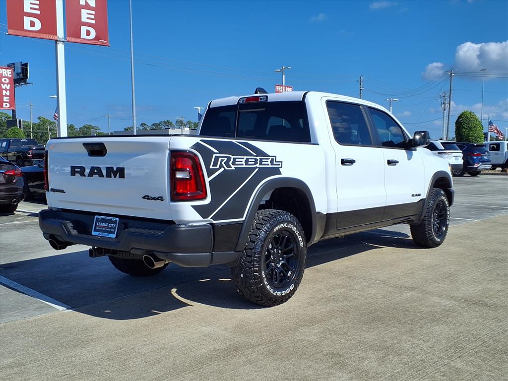 2026 RAM 1500 Rebel Bright White Clearcoat at League City CDJR