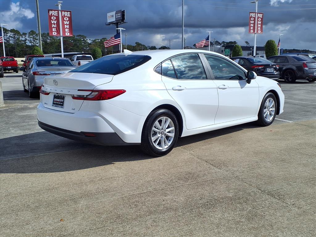 2025 Toyota Camry LE White at Robbins Nissan