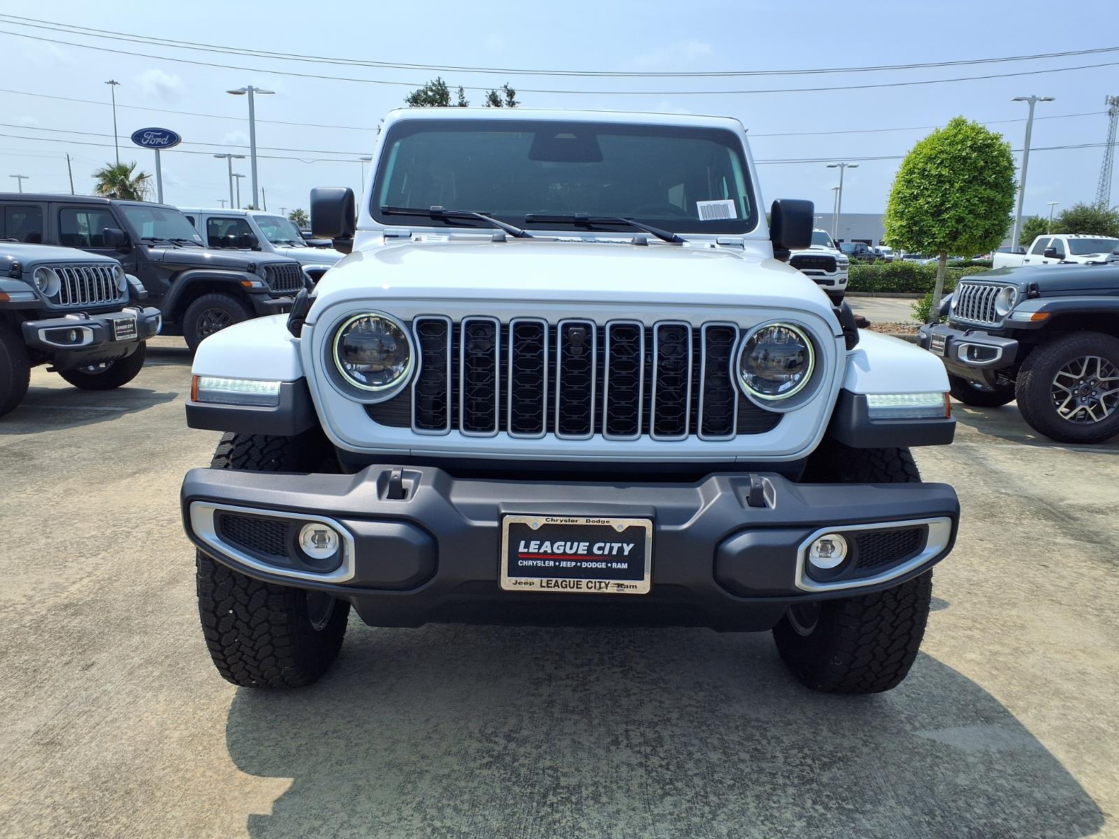 2026 Jeep Wrangler Sahara White at League City CDJR