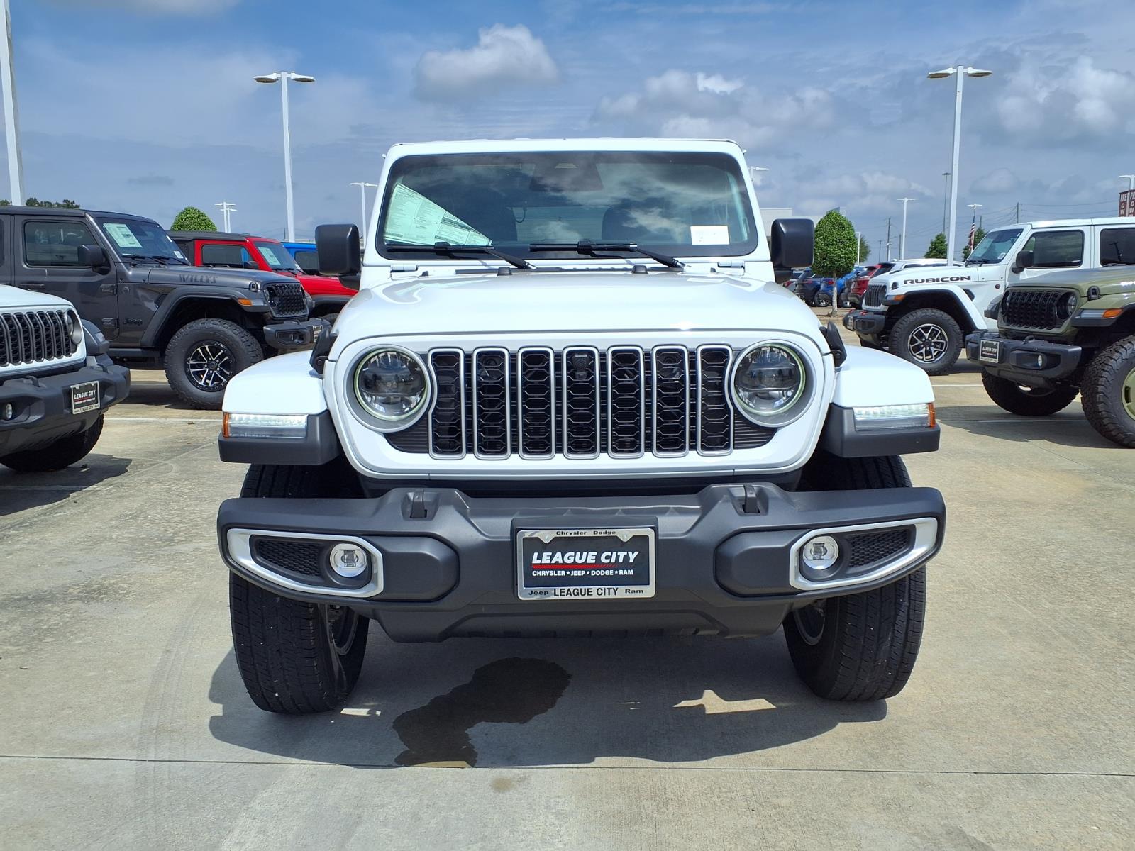 2026 Jeep Wrangler Sahara White at League City CDJR