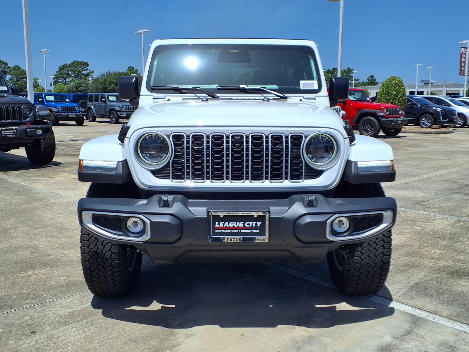 2026 Jeep Wrangler Sahara White at League City CDJR