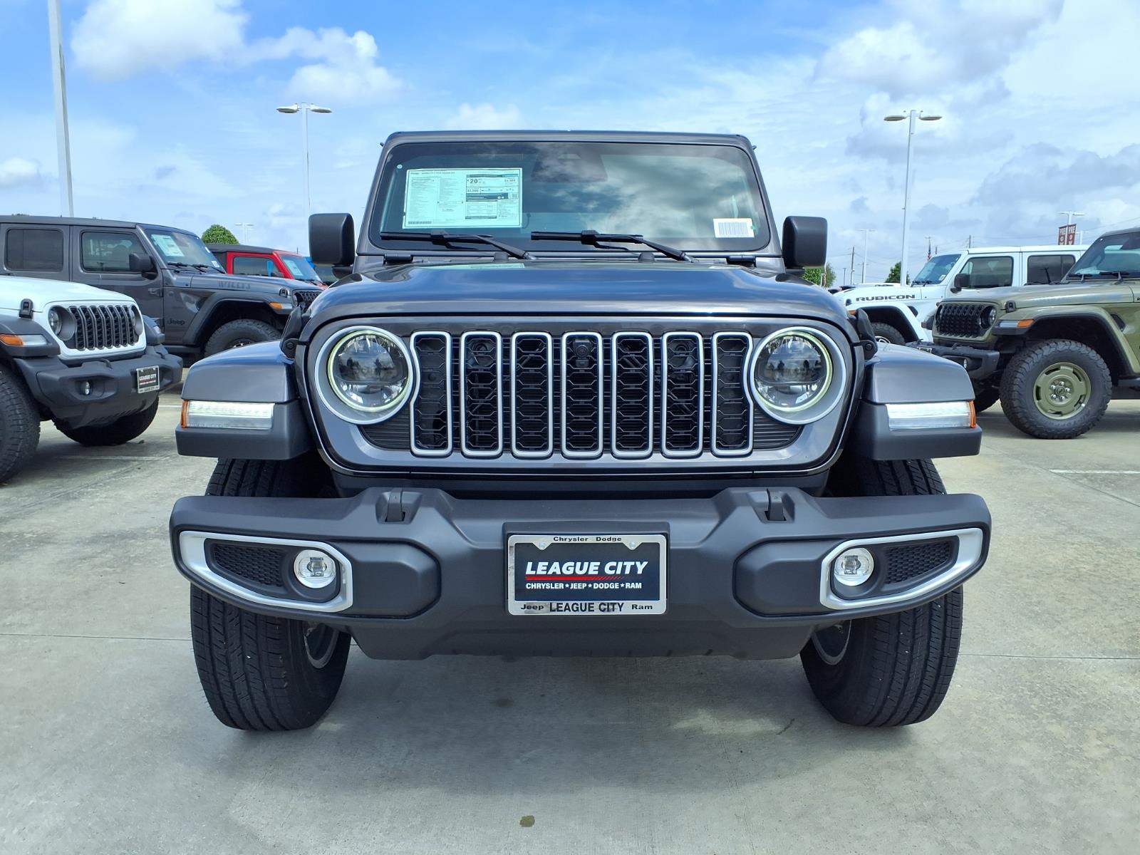 2026 Jeep Wrangler Sahara Gray at League City CDJR