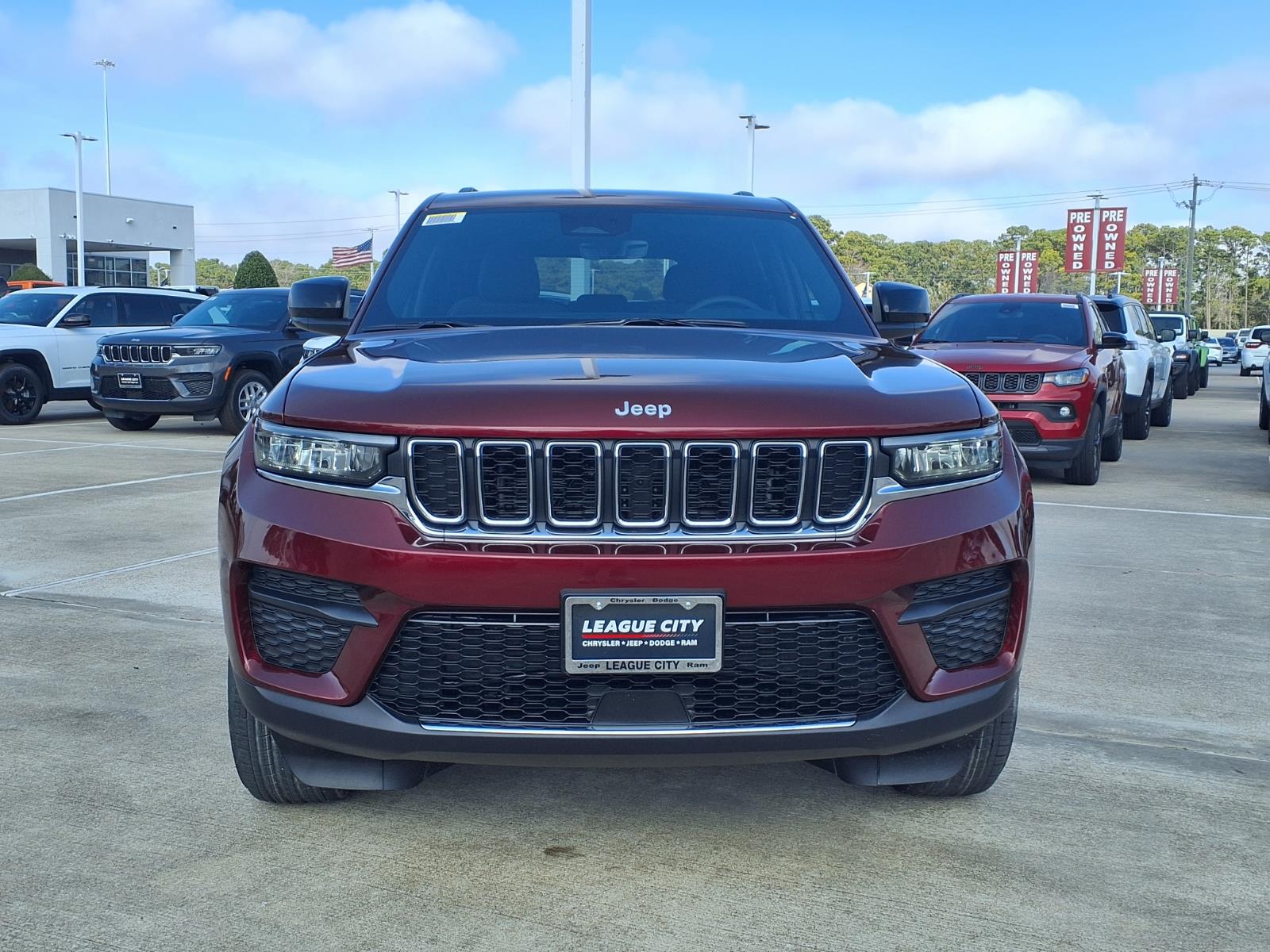 2026 Jeep Grand Cherokee Laredo Velvet Red at League City CDJR