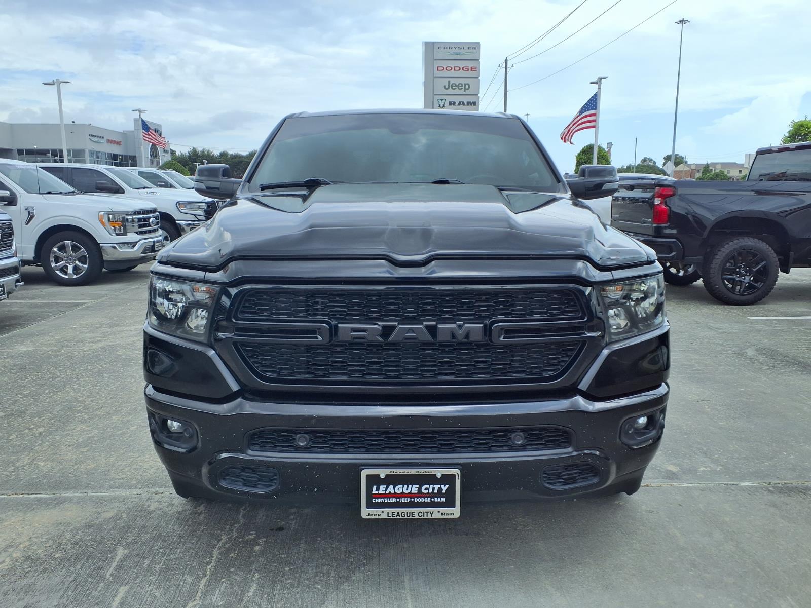 2023 RAM 1500 Big Horn/Lone Star Diamond Black Crystal Pearlcoat at League City CDJR