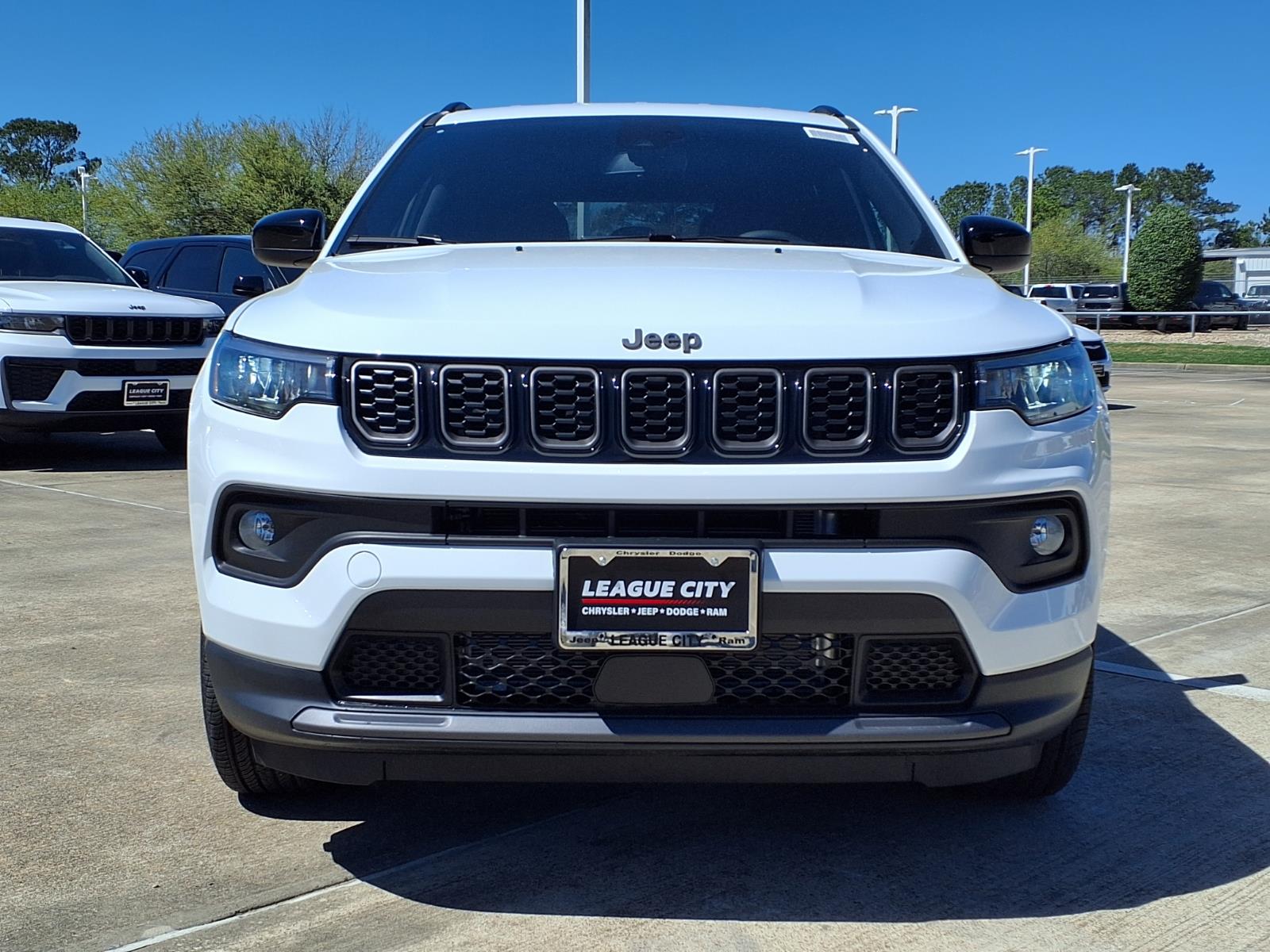2026 Jeep Compass Latitude Bright White Clearcoat at League City CDJR