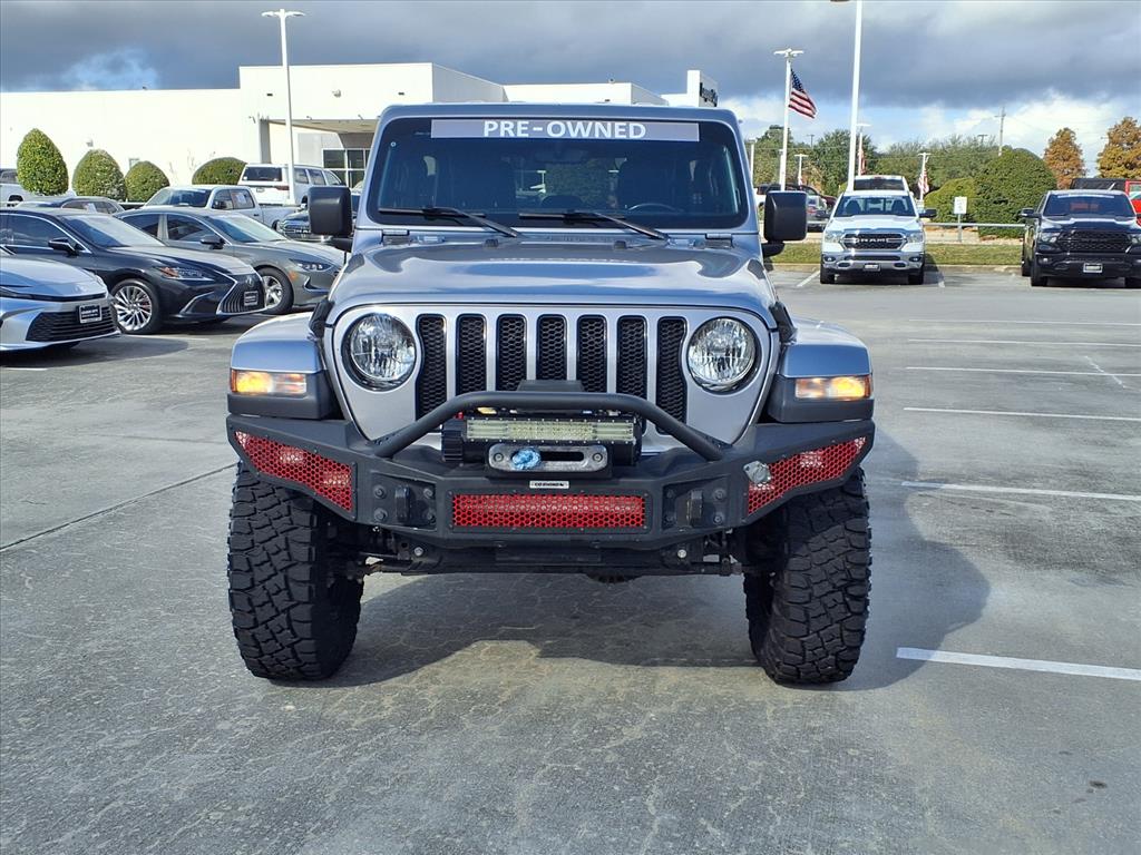 2020 Jeep Wrangler Unlimited Unlimited Sahara Billet Silver Metallic Clearcoat at League City CDJR
