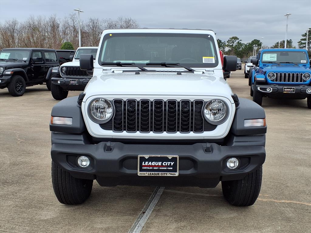 2026 Jeep Wrangler Sport Bright White Clearcoat at League City CDJR