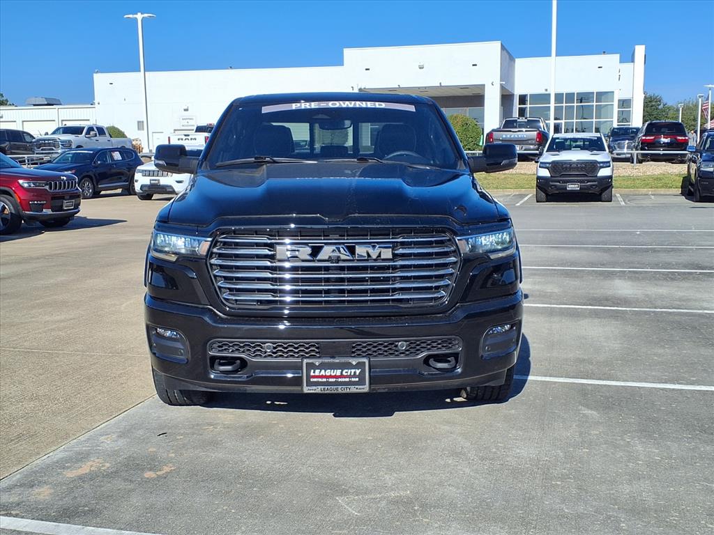 2025 RAM 1500 Laramie Diamond Black Crystal Pearlcoat at League City CDJR