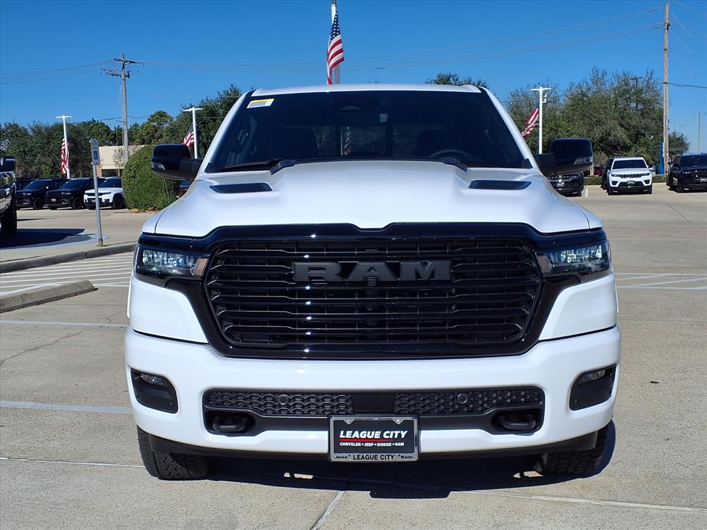2026 RAM 1500 Laramie Bright White Clearcoat at League City CDJR