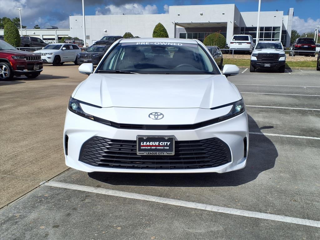 2025 Toyota Camry LE White at Robbins Nissan
