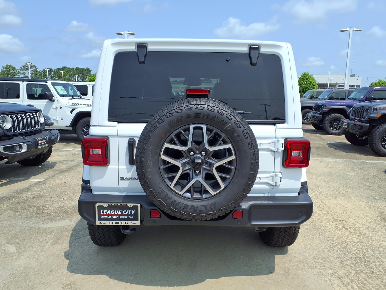 2026 Jeep Wrangler Sahara White at League City CDJR
