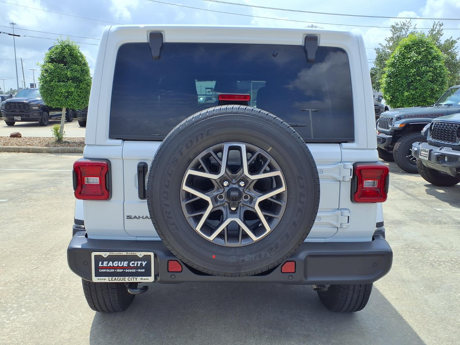 2026 Jeep Wrangler Sahara White at League City CDJR