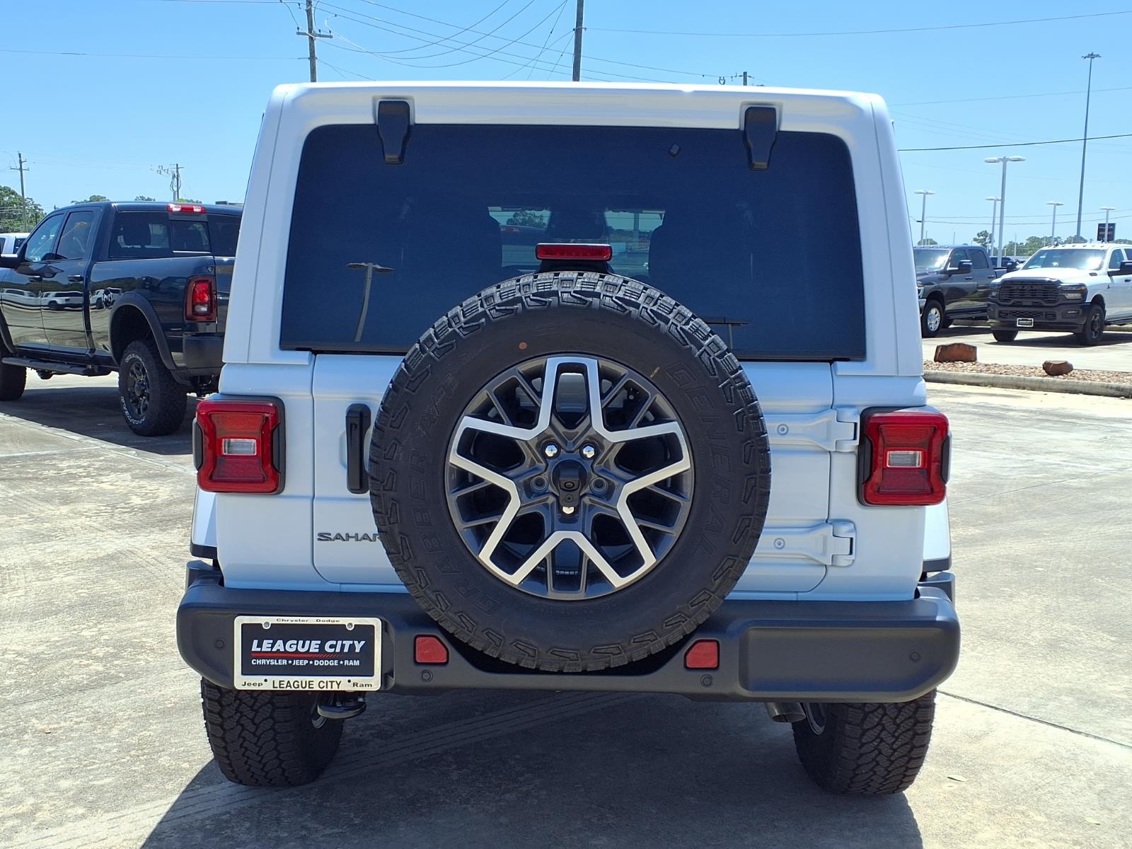 2026 Jeep Wrangler Sahara White at League City CDJR