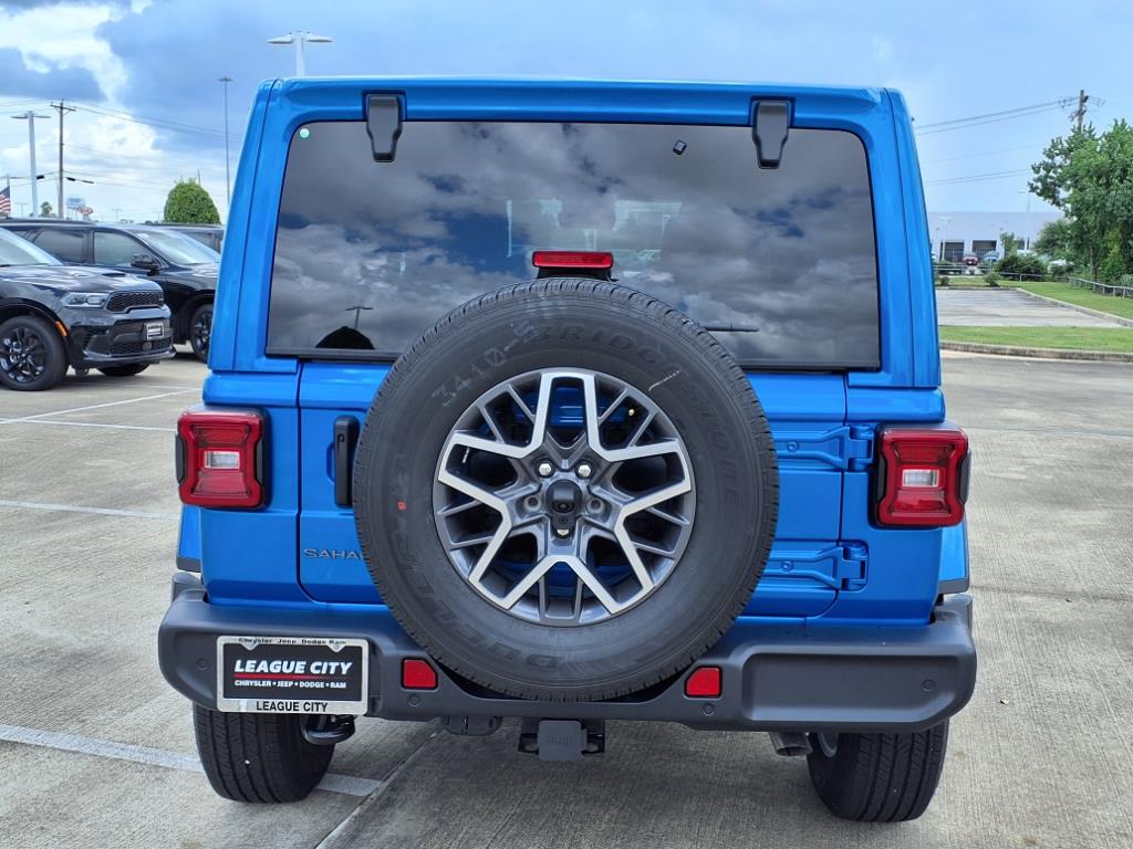 2025 Jeep Wrangler Sahara Hydro Blue Pearl at League City CDJR