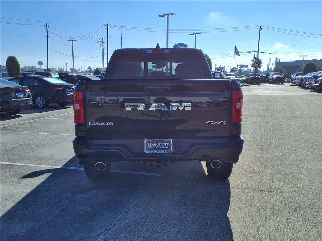 2025 RAM 1500 Laramie Diamond Black Crystal Pearlcoat at League City CDJR