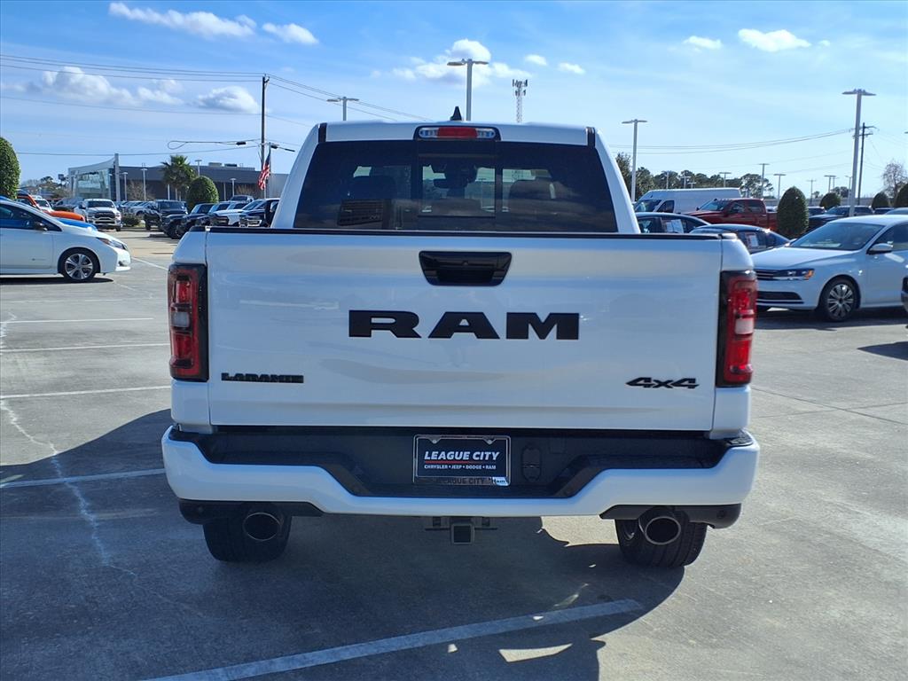 2026 RAM 1500 Laramie Bright White Clearcoat at League City CDJR