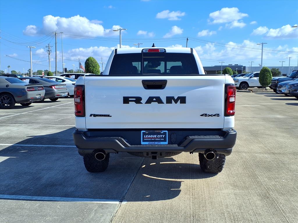 2026 RAM 1500 Rebel Bright White Clearcoat at League City CDJR