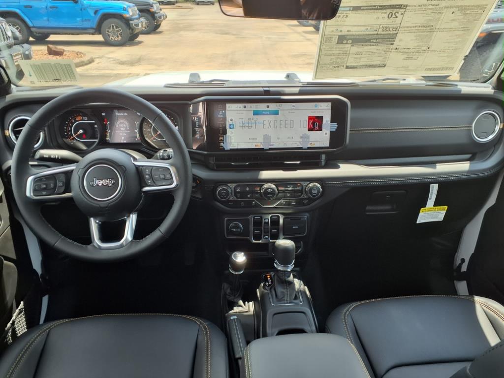 2025 Jeep Wrangler Sahara Bright White Clearcoat at League City CDJR