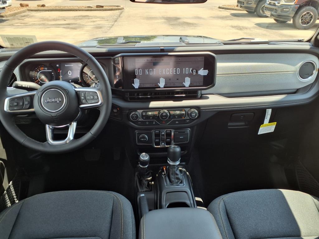 2025 Jeep Wrangler Sahara Black Clearcoat at League City CDJR