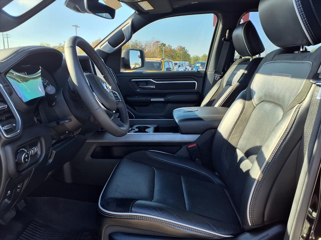 2025 RAM 1500 Laramie Diamond Black Crystal Pearlcoat at League City CDJR