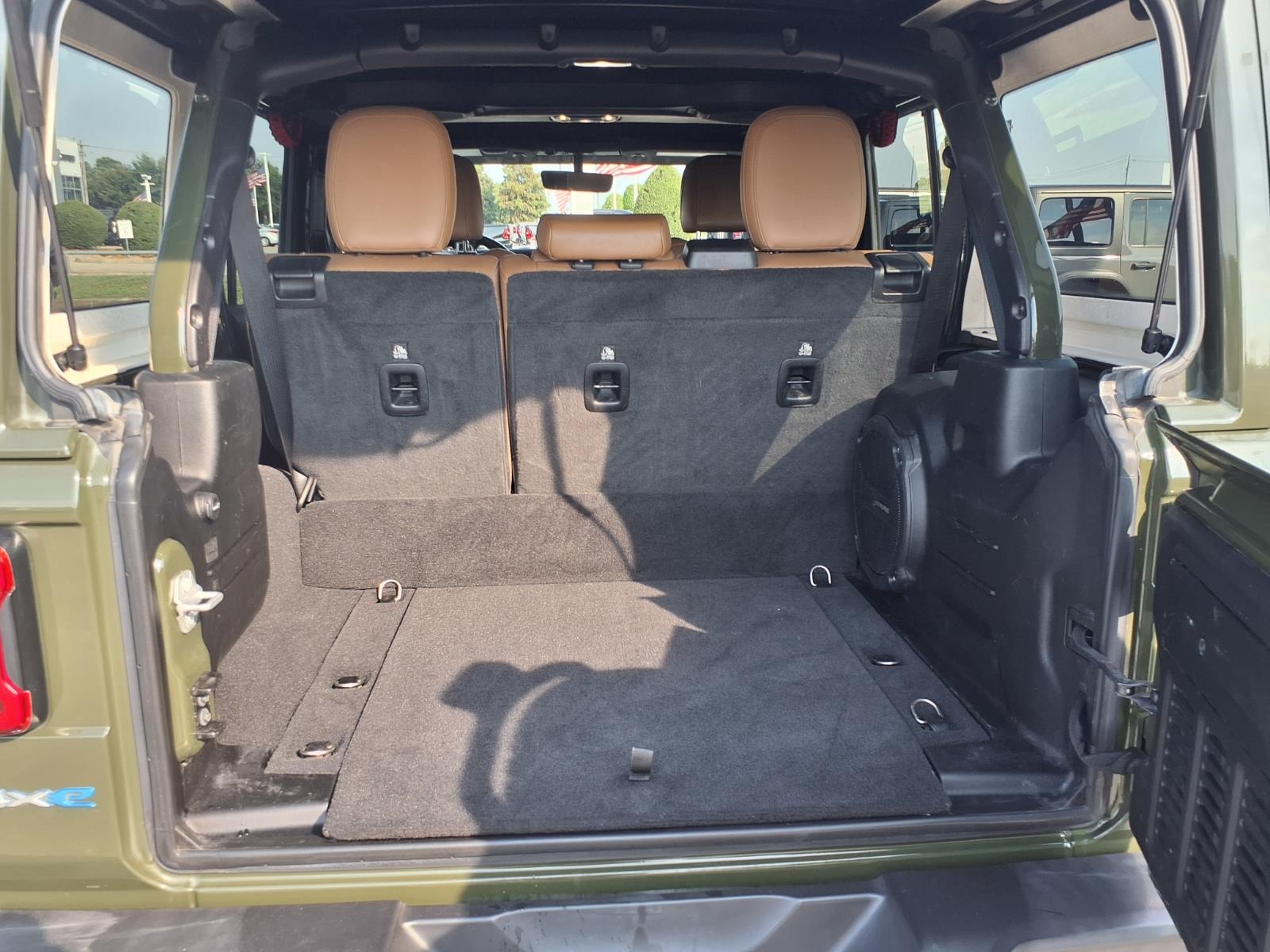 2021 Jeep Wrangler Unlimited Sahara 4xe Sarge Green Clearcoat at League City CDJR